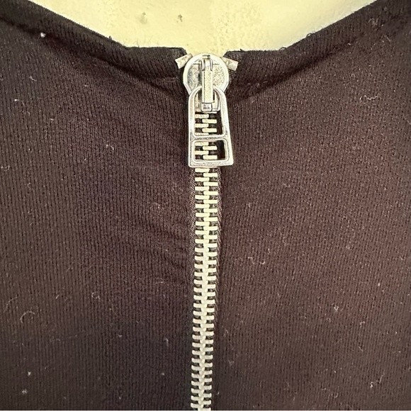 Abercrombie & Fitch Black Zip Up Tunic Dress Medium - Picture 5 of 8